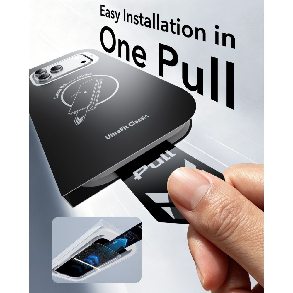 Hærdet Glas Esr Ultrafit Classic Hærdet Glas 2 Pack Iphone 17 Pro Max / 18 Pro Max Sort