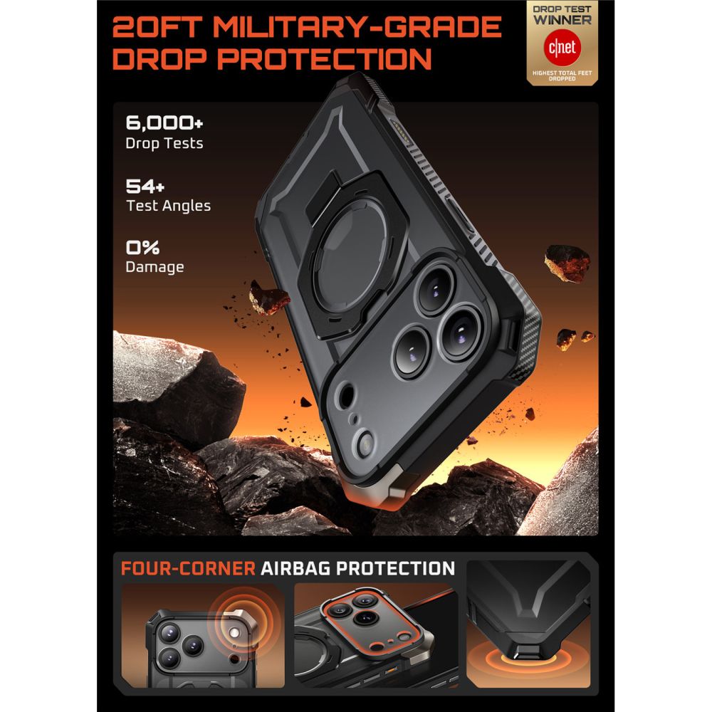 Supcase Ub Grip Mag Magsafe Iphone 17 Pro Max Sort