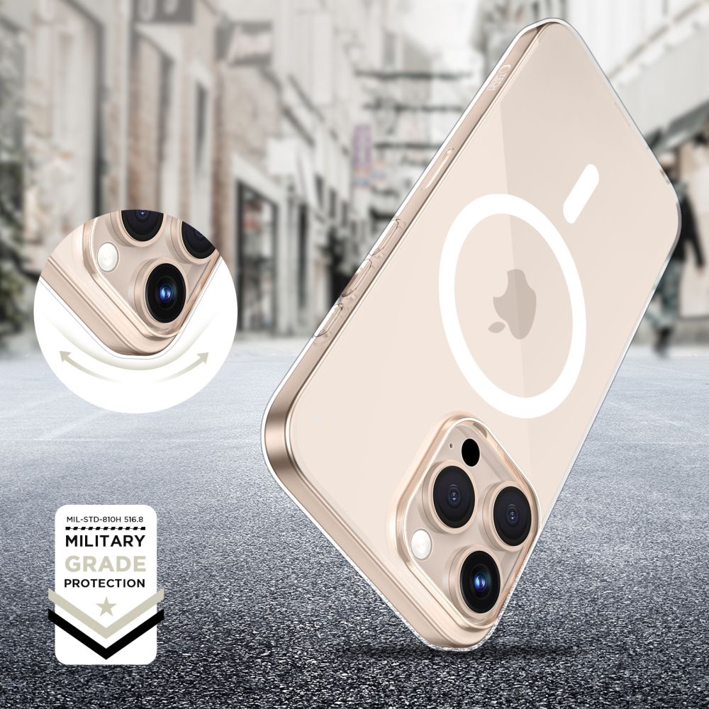 Tech Protect Flexair Magsafe Iphone 16 Pro Klar