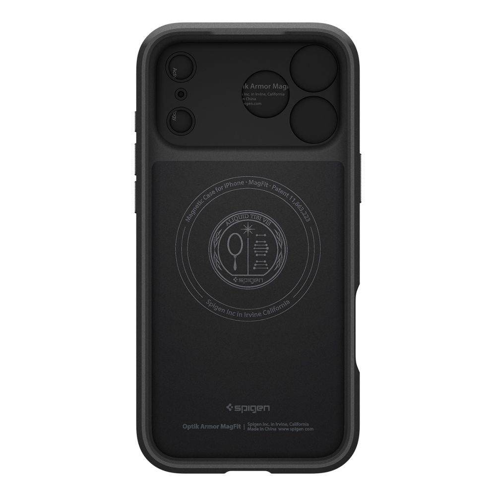 Spigen Optik Armor Mag Magsafe Iphone 17 Pro / 18 Pro Sort