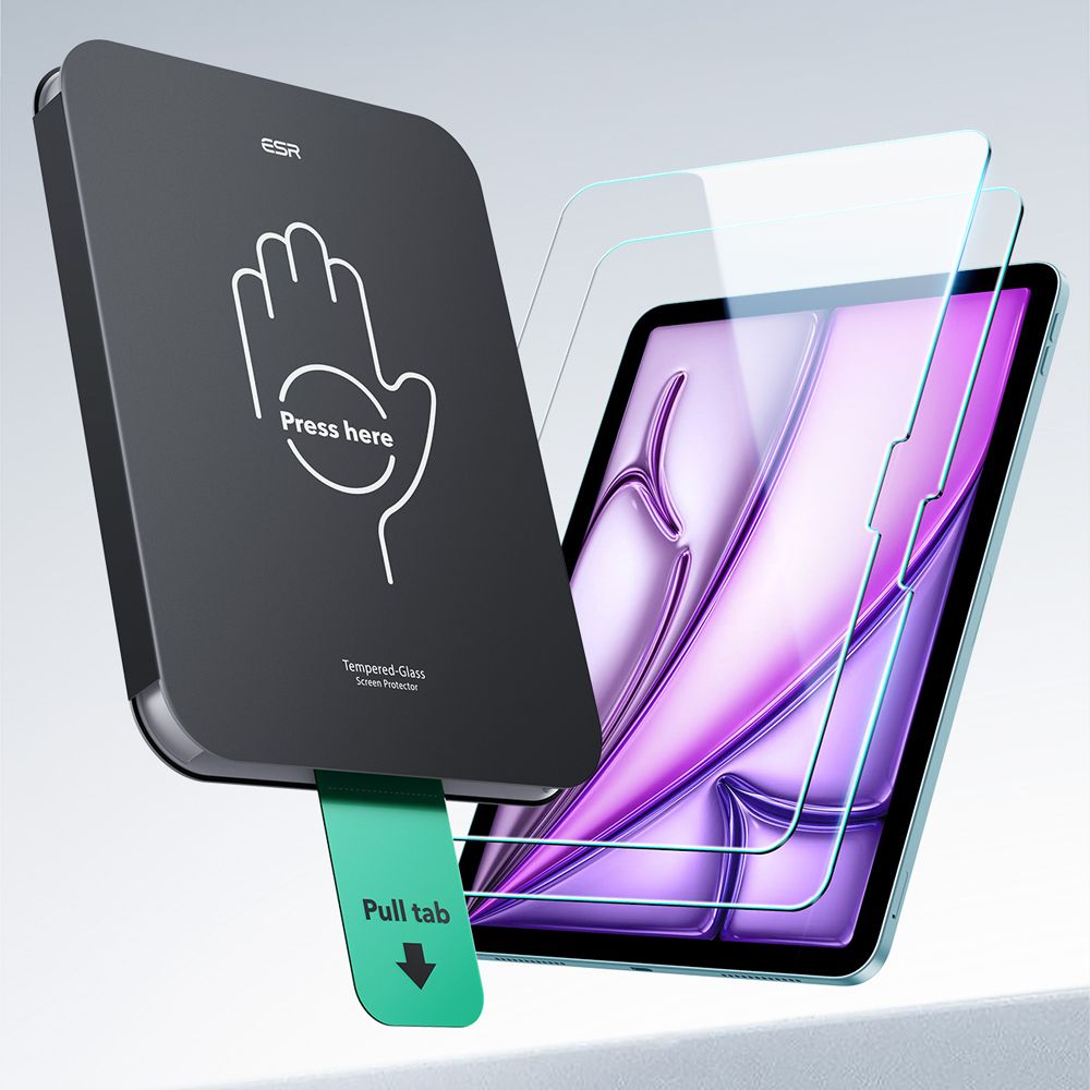 Hærdet Glas Esr Ultrafit Hærdet Glas 2 Pack Ipad Air 11” 6/7/8 2024 2026 Clear