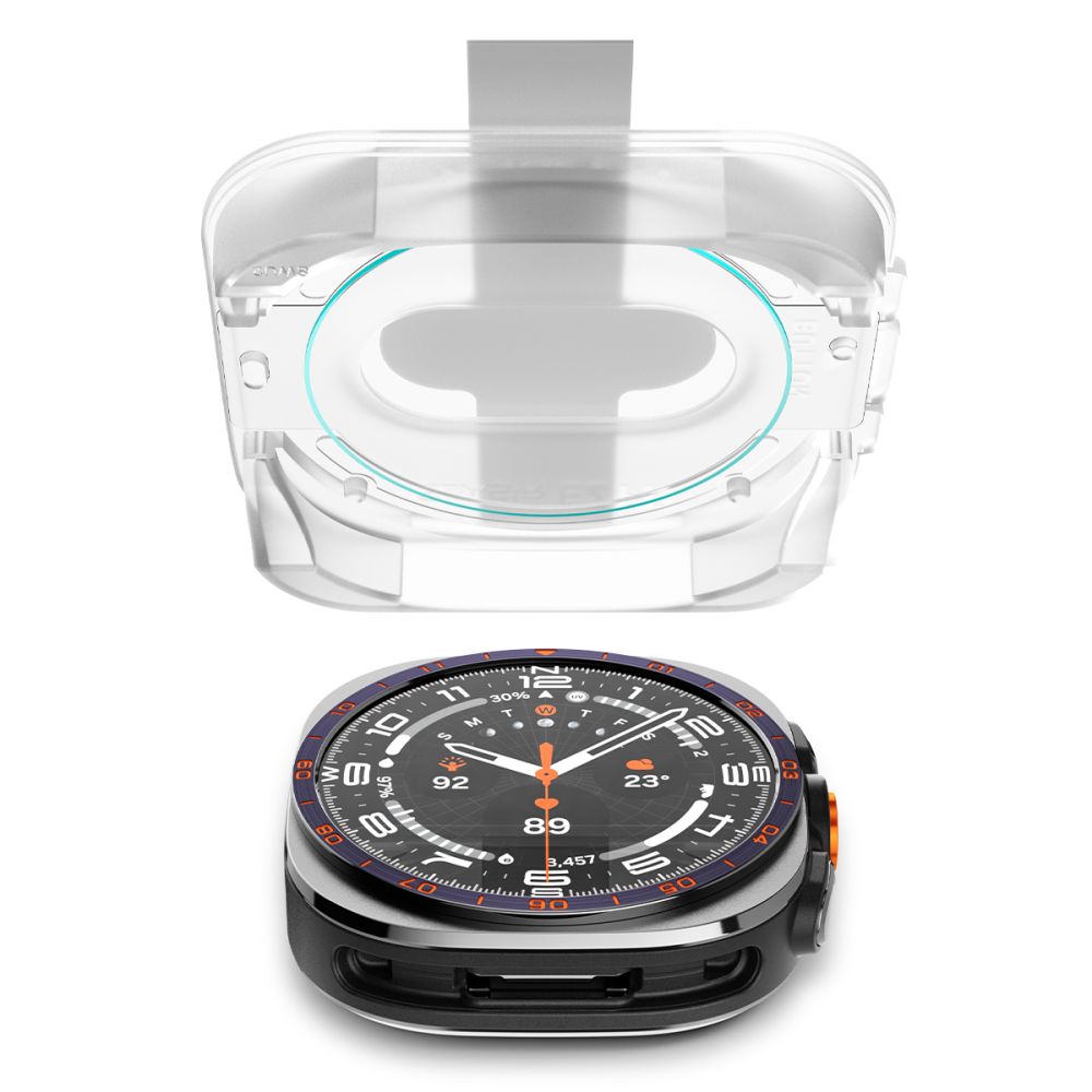 Hærdet Glas Spigen Glas.Tr Ez Fit Ac 2 Pack Samsung Galaxy Watch Ultra 2 2026 (47 Mm) Klar