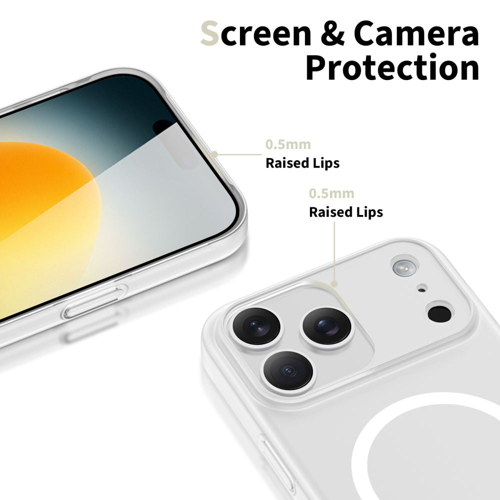 Tech Protect Magslim Magsafe Iphone 17 Pro Max Mat/Hvid