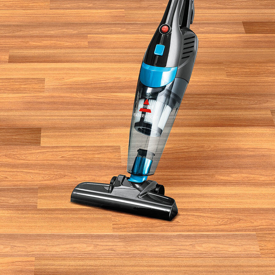 Bissell Featherweight Pro Eco Stick vakuum Vekselstrøm Dry Poseløs 0,5 L 450 W Blå, Titanium
