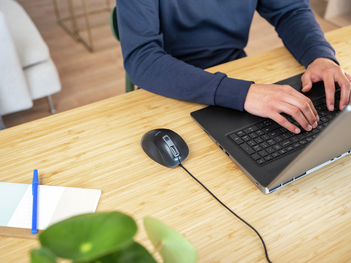 Trust Fyda mus Kontor Højre hånd USB Type-A Optisk 5000 dpi