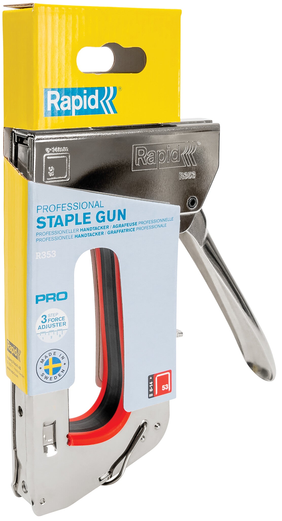 Rapid 5001666 manual staple gun Silver