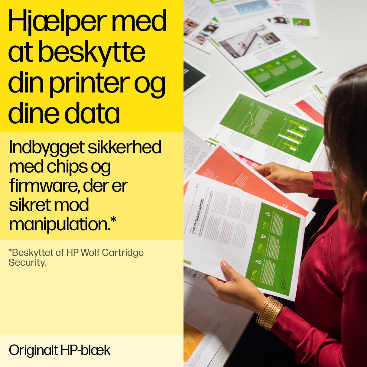 HP 6ZA18AE trefarvet printhoved