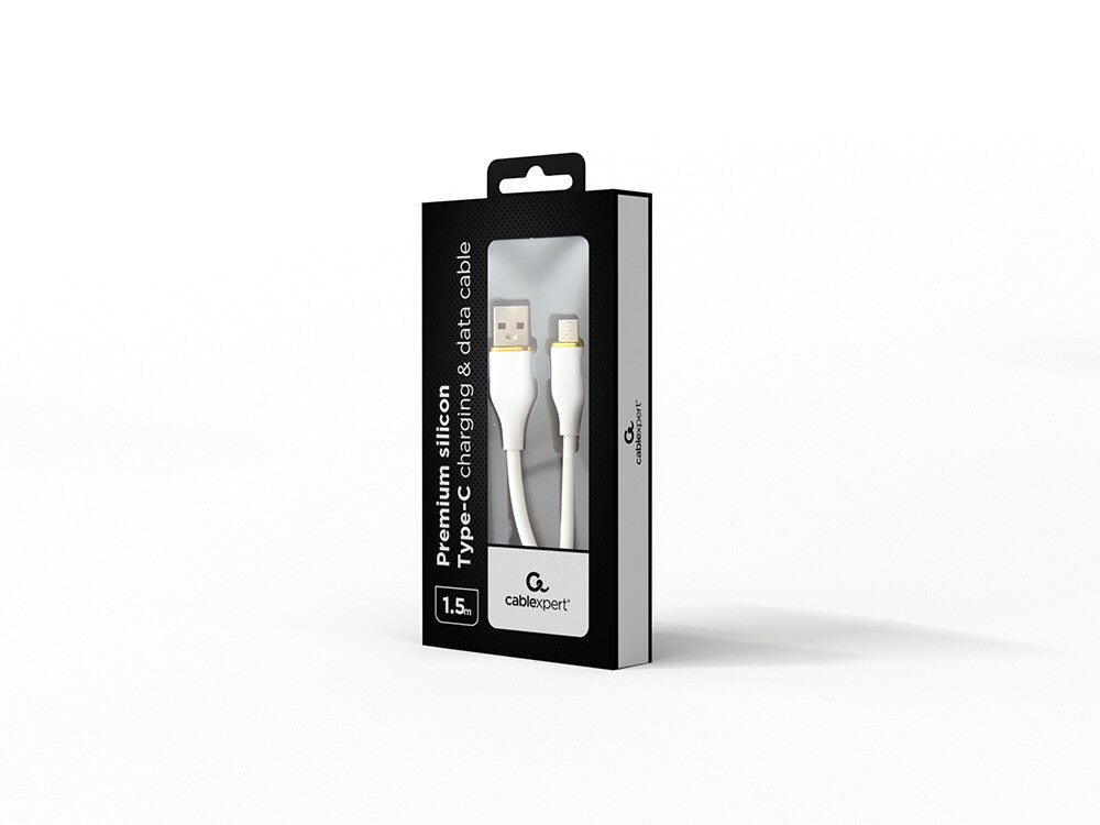 Gembird GMB Audio CC-USB2S-AMCM-1.5M-W USB-kabel USB 2.0 1,5 m USB A USB C 480 Gbit/sek. Hvid