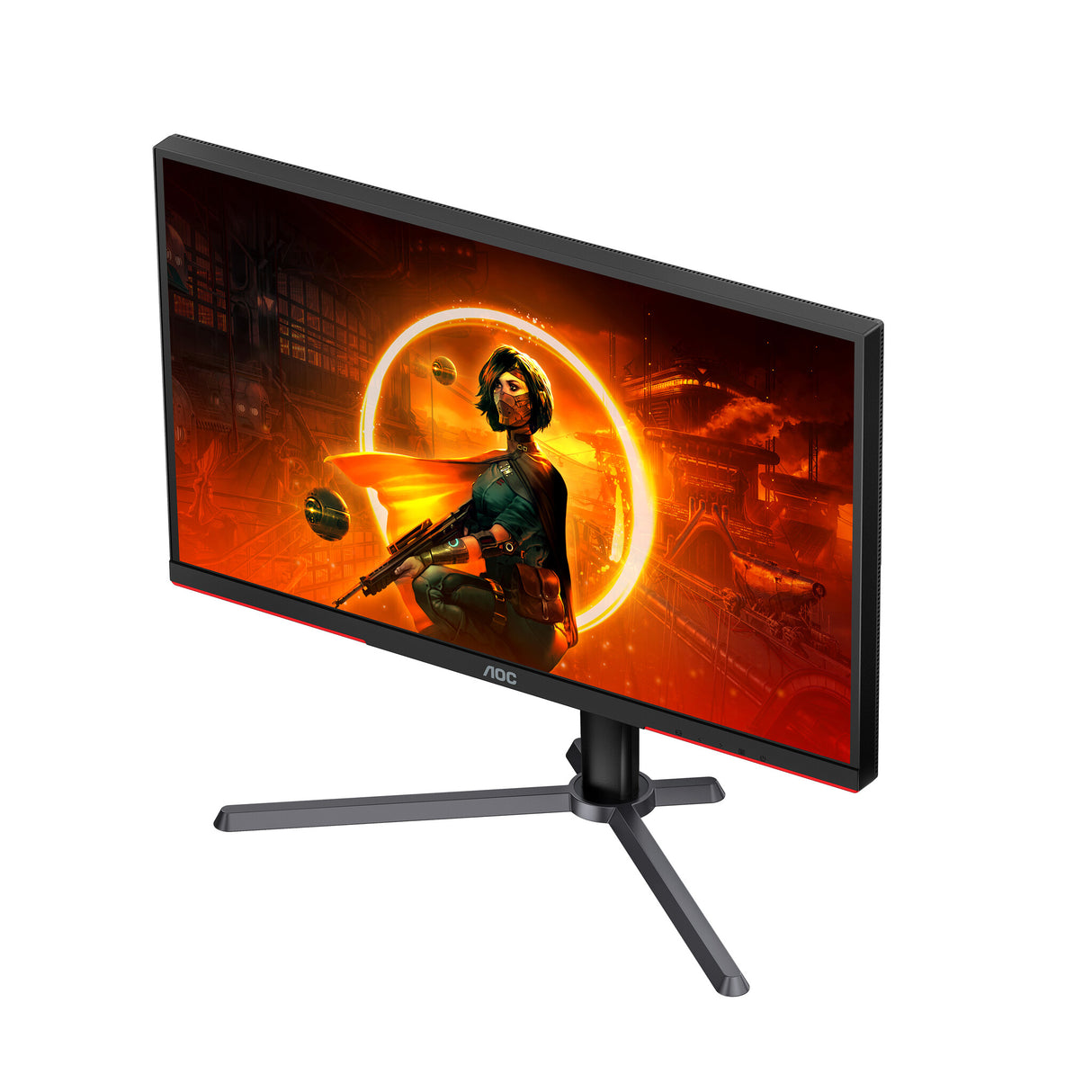 AOC G3 Q27G3XMN/BK computerskærm 68,6 cm (27") 2560 x 1440 pixel 2K Ultra HD LED Sort, Rød