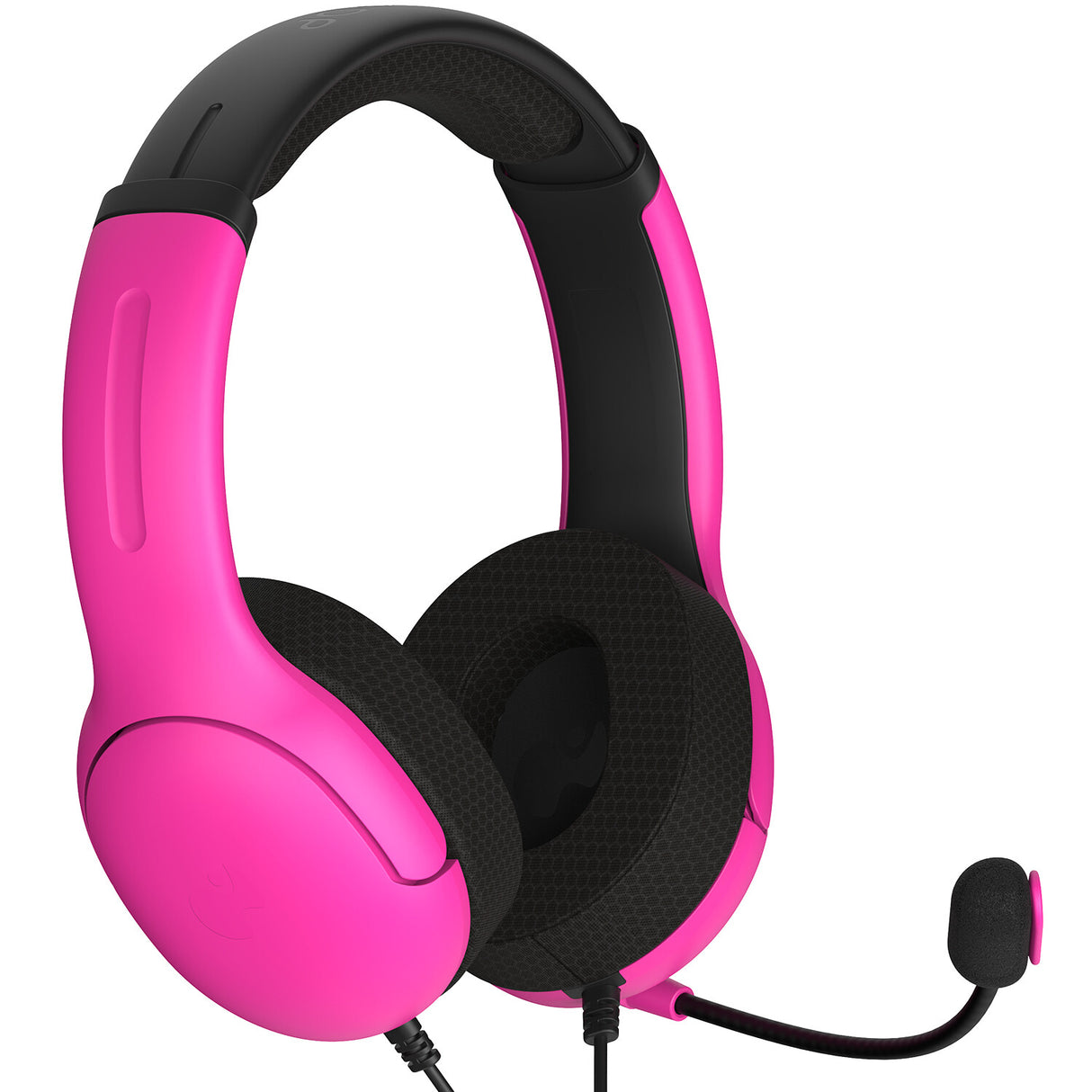 PDP Nebula Headset Ledningsført Spil Sort, Lyserød