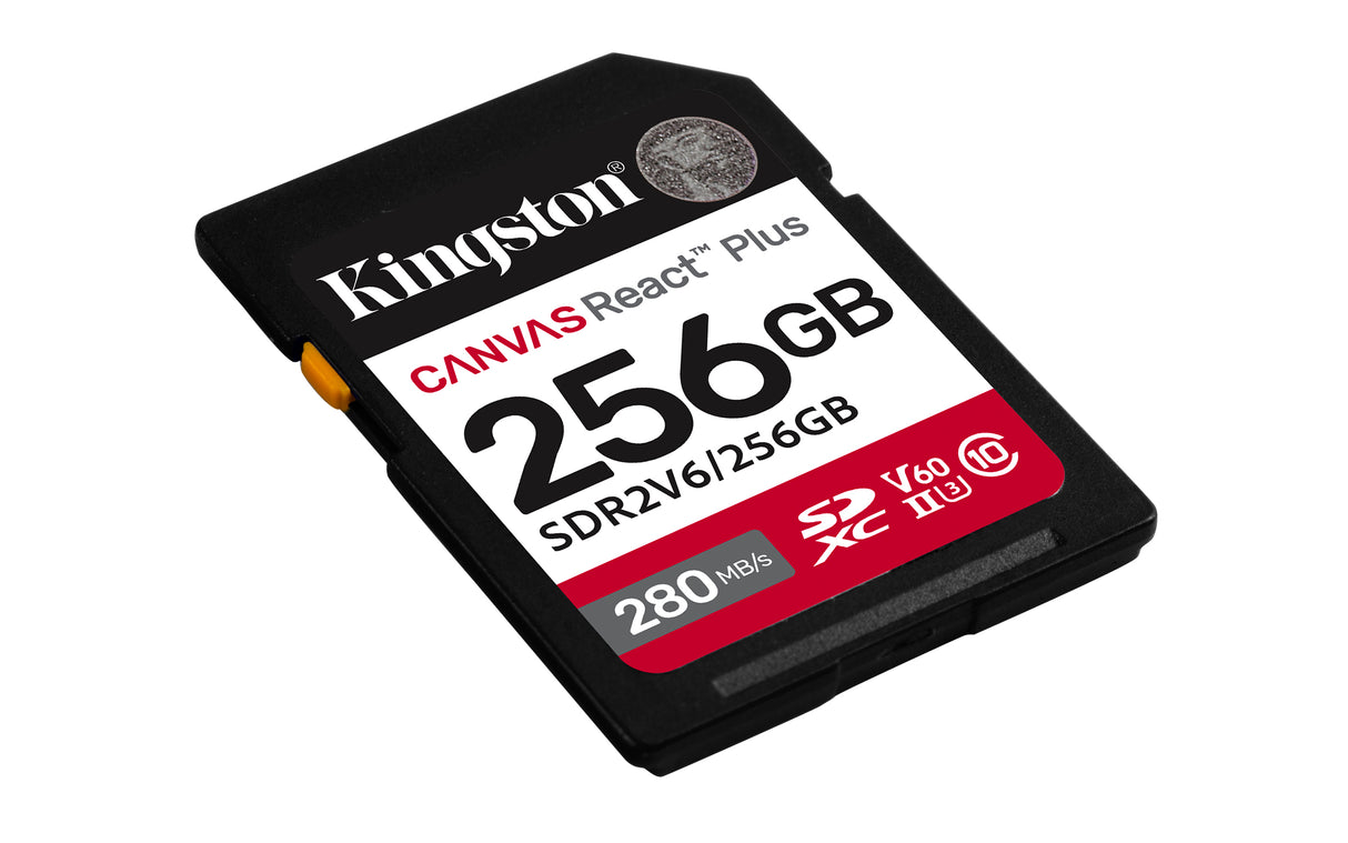 Kingston Canvas React Plus SDXC UHS-II Memory Card 256GB 280MB/s