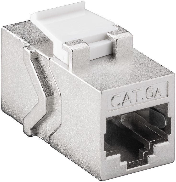 GOOBAY - Keystone RJ45 mellemled - 2 x RJ45(8P8C) hun, CAT6a skærmet