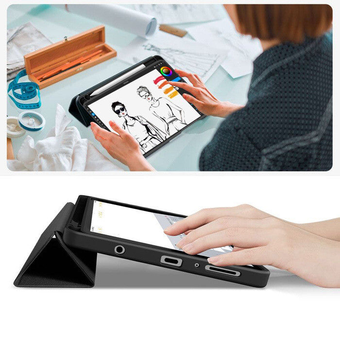 Tech Protect Sc Pen Til Galaxy Tab A9+ / A11+ Plus 11.0 X210 / X215 / X216 / X230 / X235 / X236 Sort