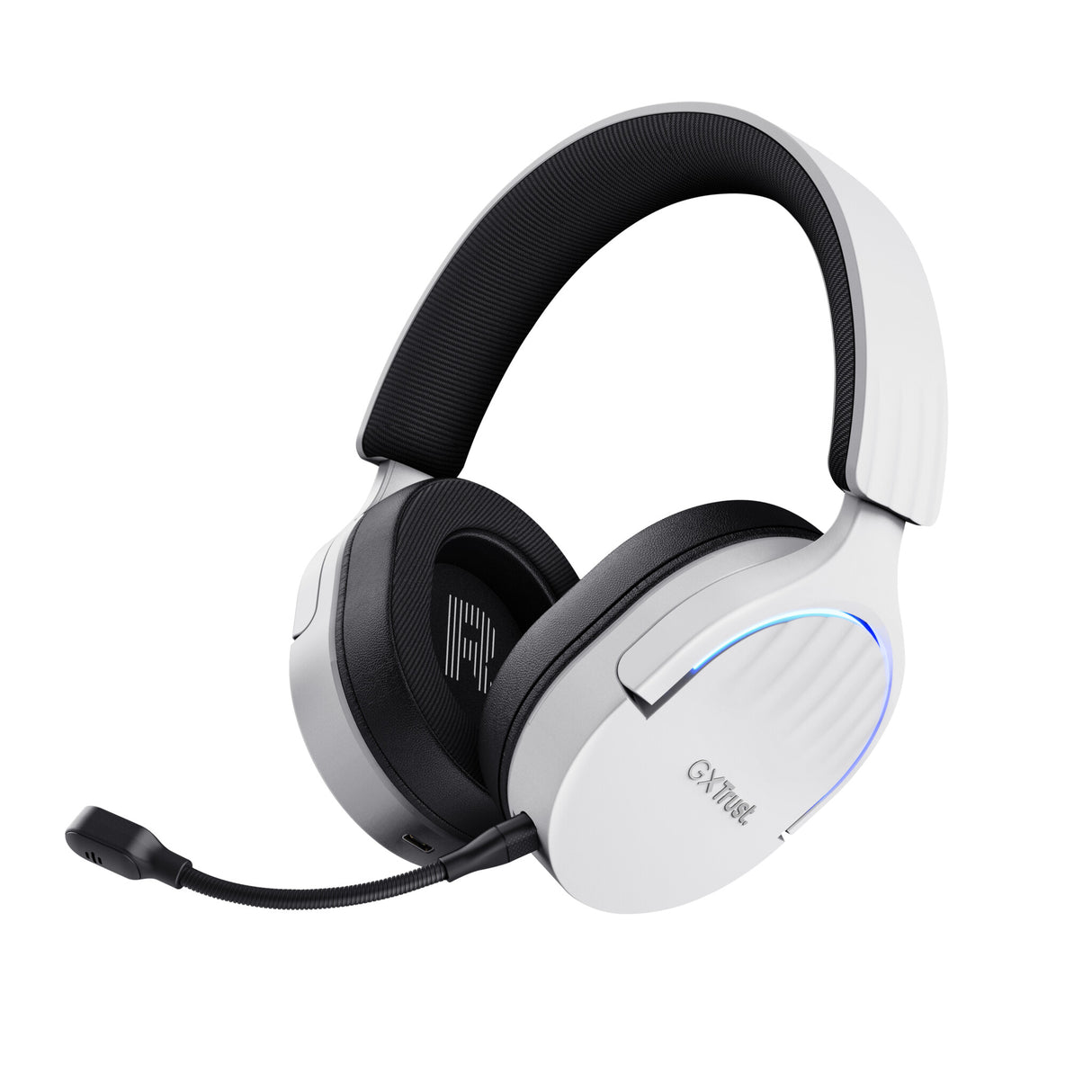 Trust GXT 491W FAYZO Headset Kabel & trådløs Spil USB Type-C Bluetooth Sort, Hvid