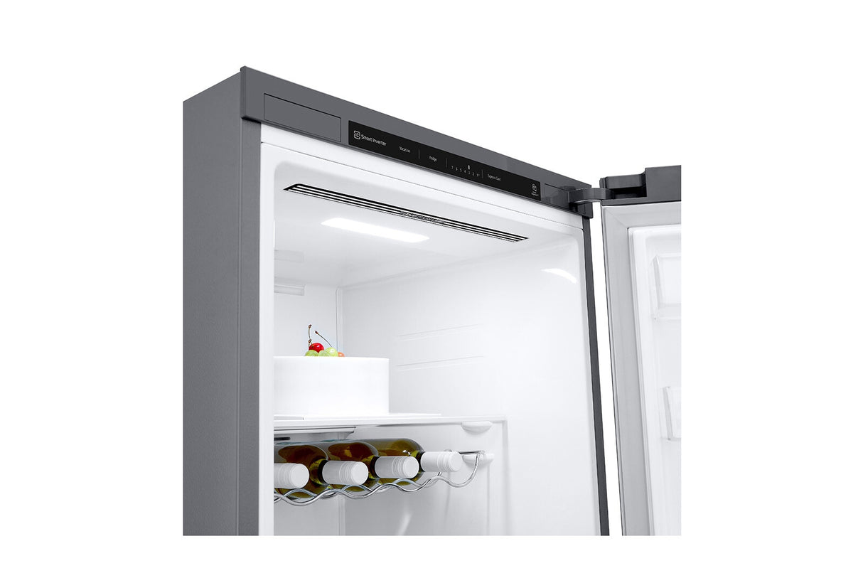 LG GLT51PZGSF køleskab Fritstående 386 L Rustfrit stål