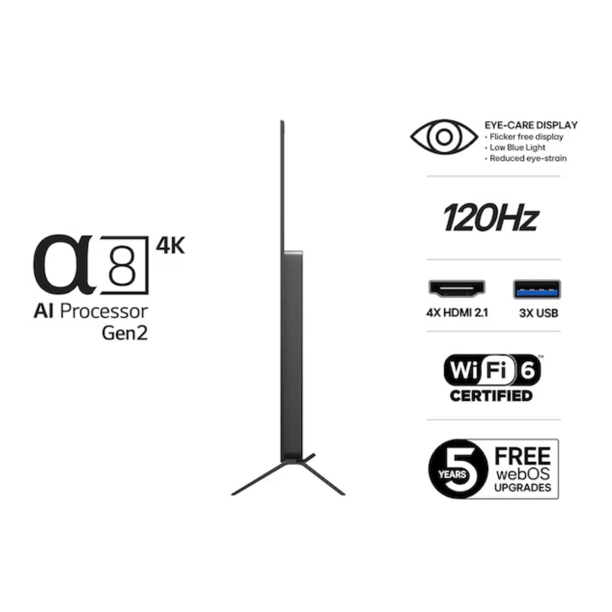 LG 55" OLED AI B5 4K Smart TV 2025