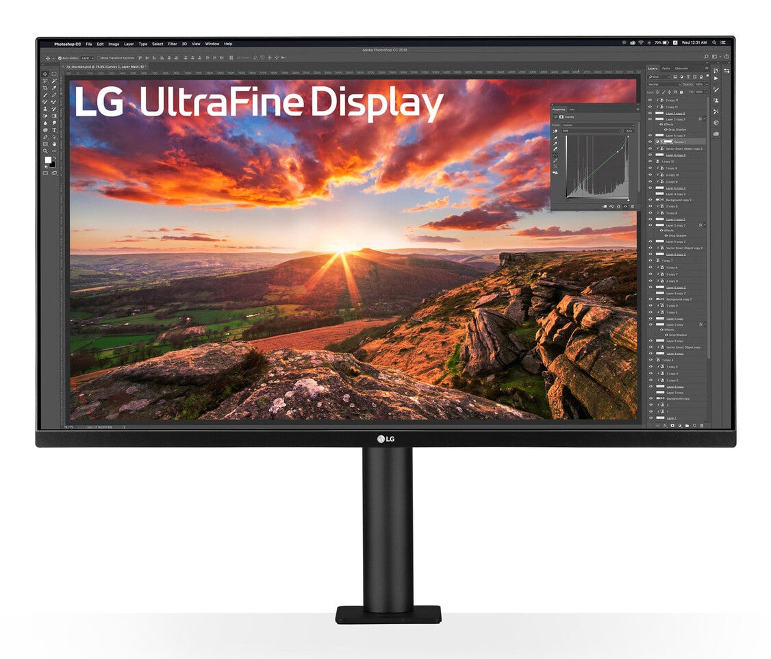 LG 32UN880K computer monitor 81.3 cm (32") 3840 x 2160 pixels 4K Ultra HD Black
