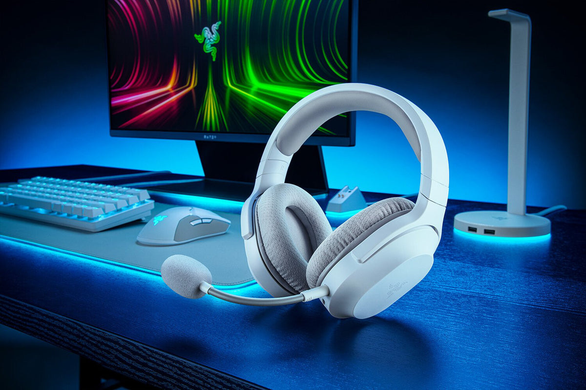 Razer Barracuda X Headset Kabel & trådløs Spil USB Type-C Bluetooth Hvid