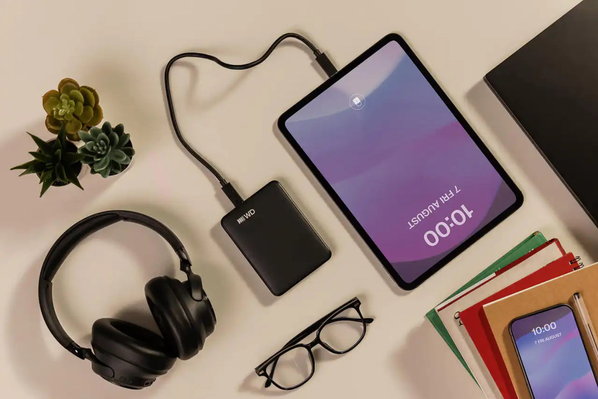 Western Digital Elements Portable (USB-C) Harddsik 1TB 3.2 Gen 1