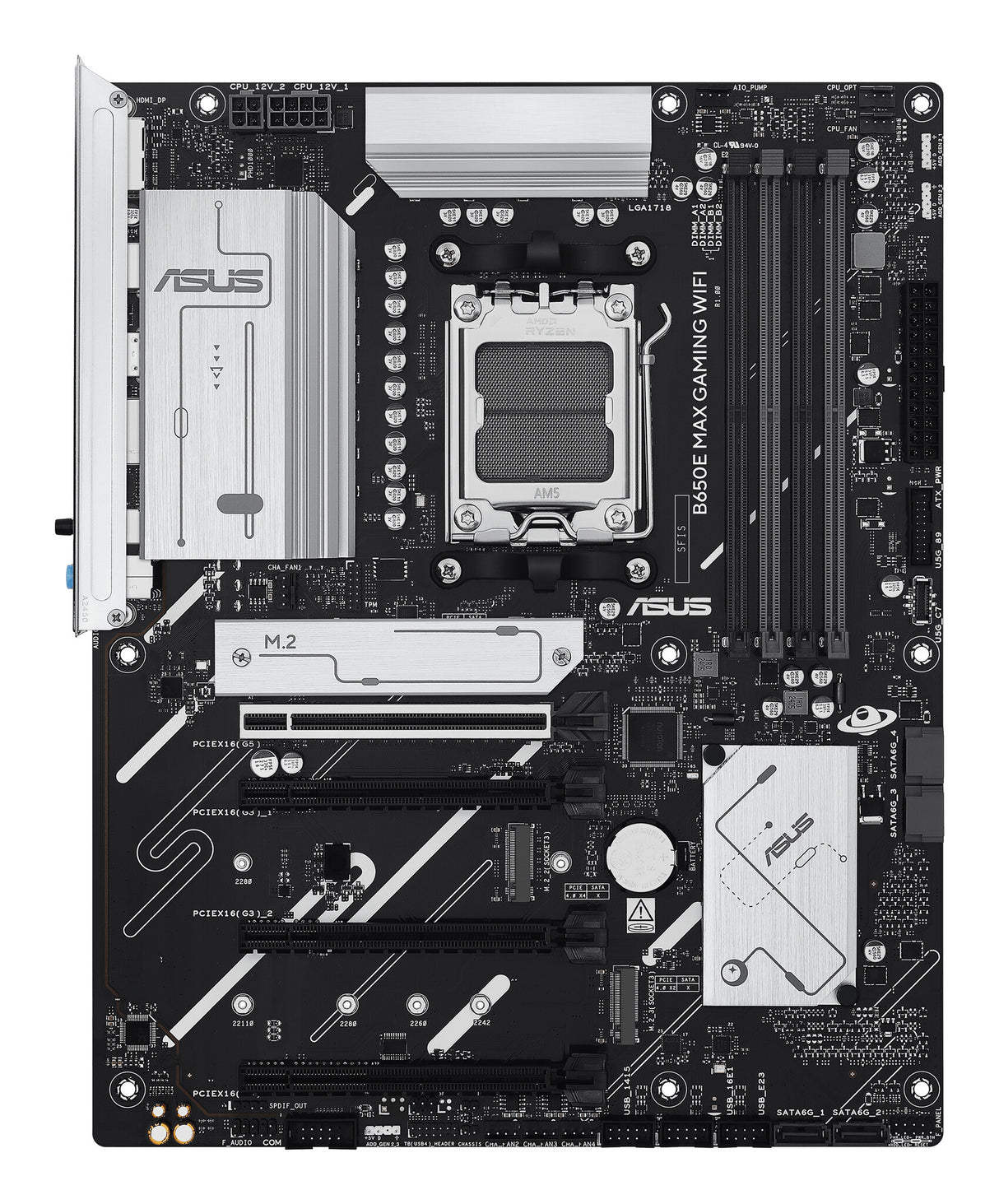 ASUS B650E MAX GAMING WIFI AMD B650 Sokkel AM5 ATX