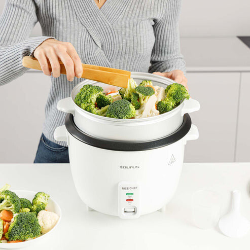 Taurus RICE CHEF riskoger 1,8 L 700 W Grå, Hvid