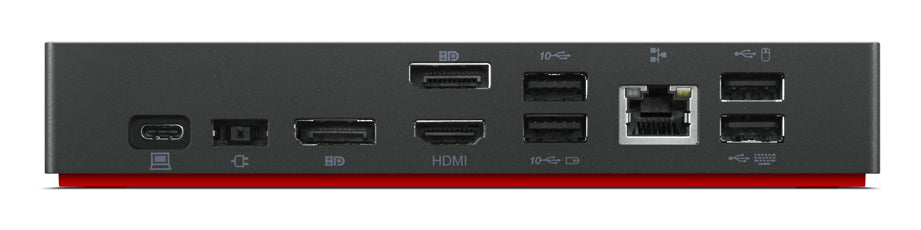 Lenovo - docking station - USB-C - HDMI 2 x DP - 1GbE