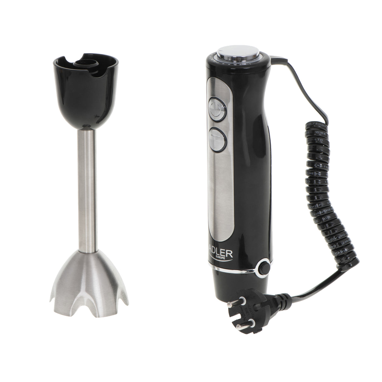 Adler AD 4625B blender Nedsænkning blender 1500 W Sort
