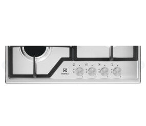 Electrolux KGS6426SX Rustfrit stål Indbygget 59 cm Gaskomfur 4 zone(s)