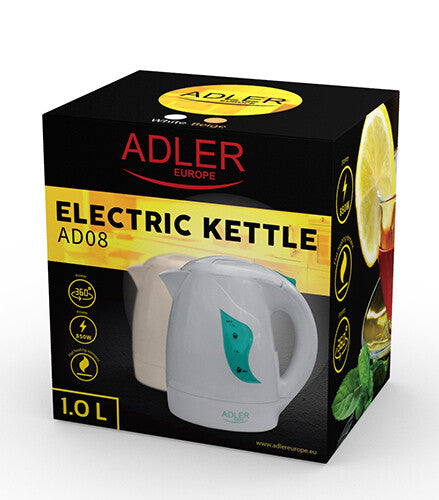 Adler AD 08 w elkedel 1 L 850 W Hvid