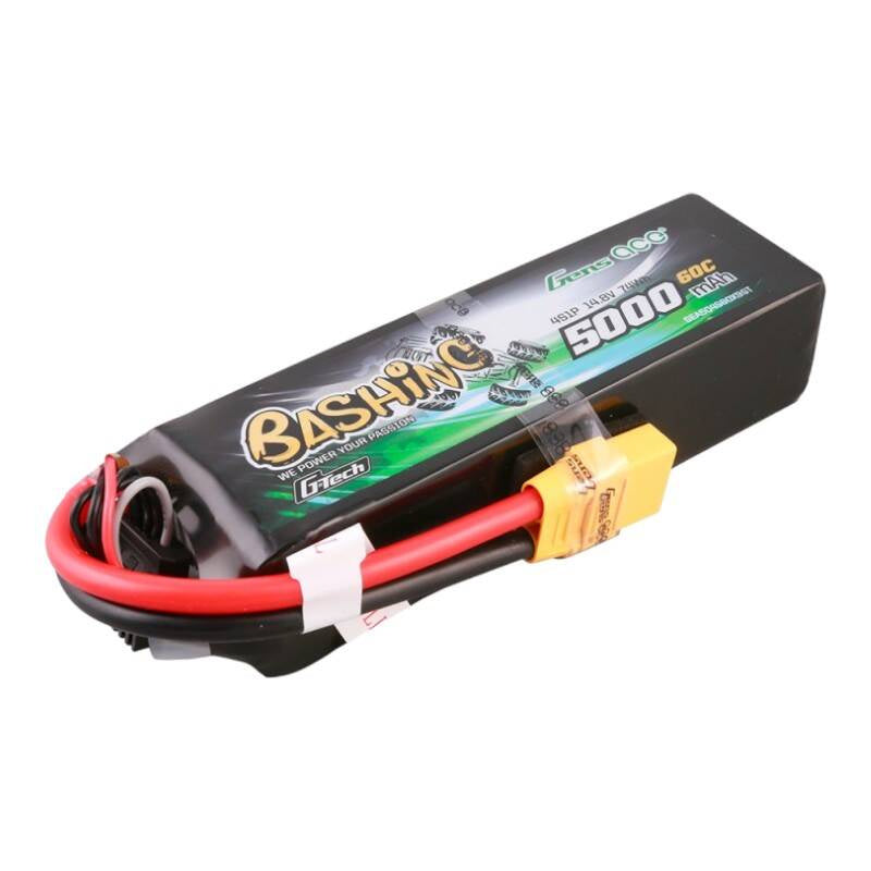 Gens ace G-Tech 5000mAh 14,8V 4S1P 60C Lipo Batteri Pack med XT90 Plug-Bashing Series