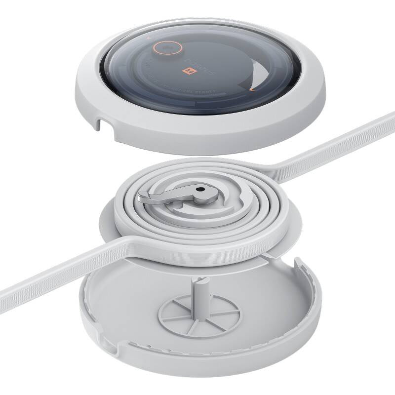 Hurtig opladningskabel 3in1 Baseus Free2Draw USB-C til USB-C/Lightning/Micro 100W, 1,1m (hvid)