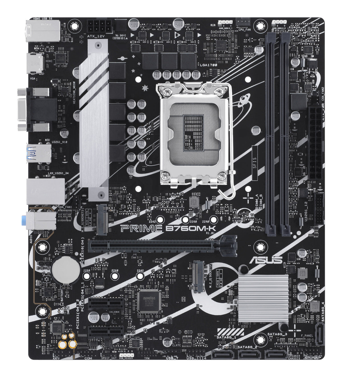 ASUS PRIME B760M-K Micro-ATX LGA1700 sokkel Intel B760