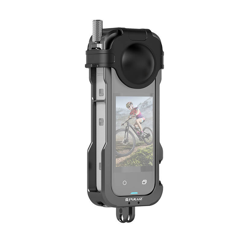 Metal beskyttende bur med linsedække PULUZ til Insta360 X4