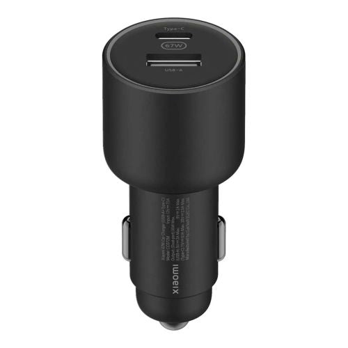 Xiaomi Mi Car Charger 67W USB-A + Type-C sort EU BHR6814GL