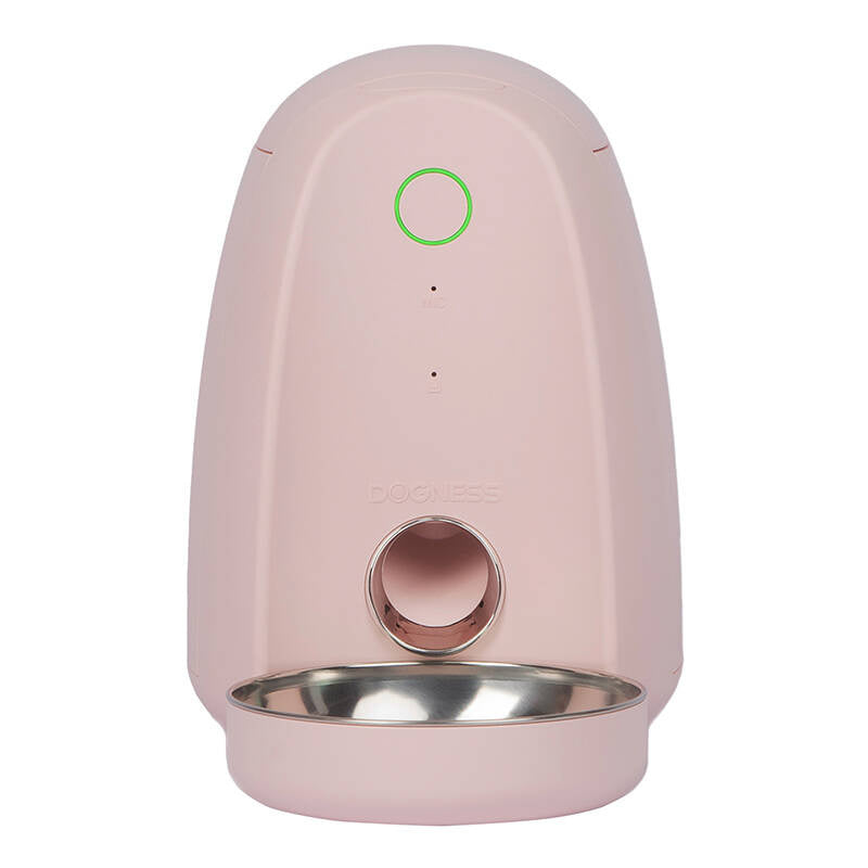 Smart madspenser med plastikskål WIFI mini Dogness (rosa))