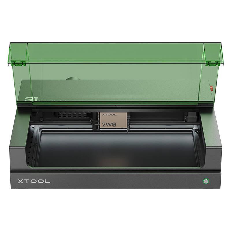 xTool S1 40W 2-i-1 Lasergraver - All-in-One Kit (Sort)