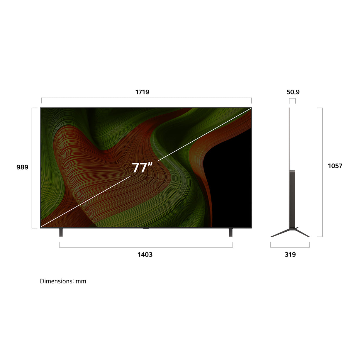 LG OLED77B56LA OLED 4K Smart TV