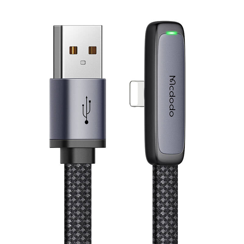 Mcdodo CA-2791 USB til lynvinkelkabel, 1,8 m (sort)