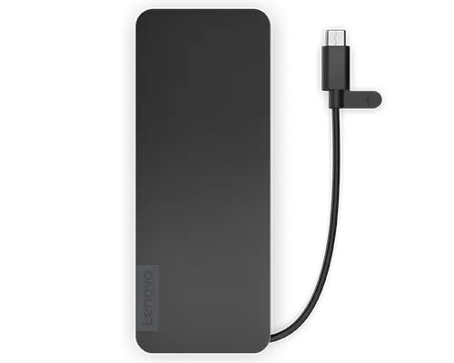 Lenovo 4X11N40212 dockingstation Ledningsført USB 3.2 Gen 1 (3.1 Gen 1) Type-C Sort
