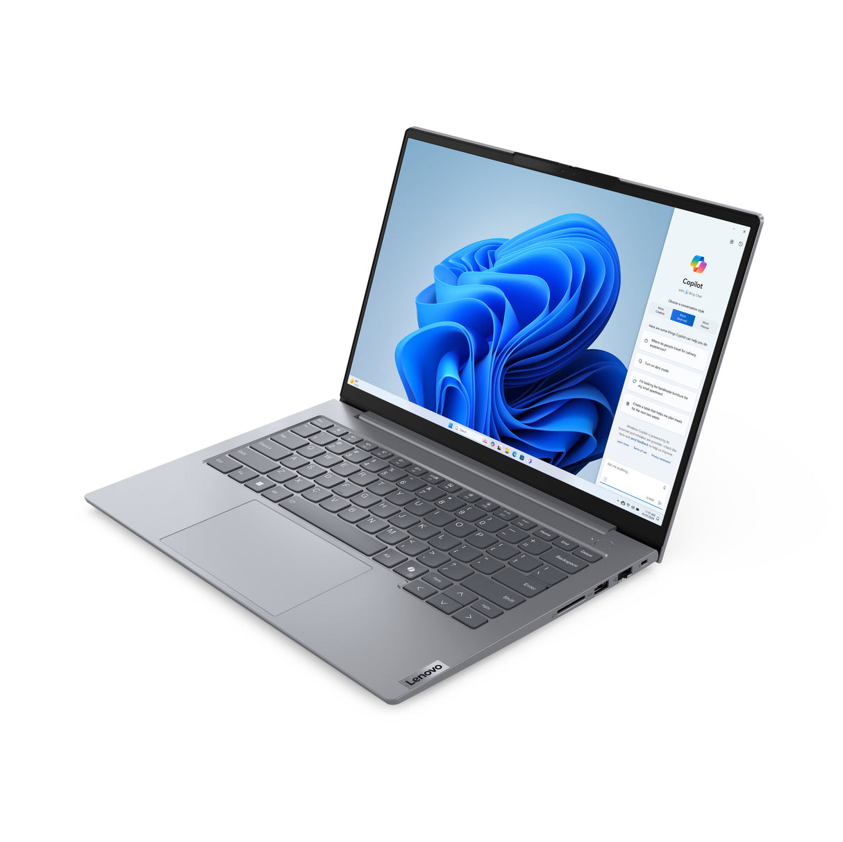 Lenovo ThinkBook 14 G7 ARP AMD Ryzen™ 5 7535HS Laptop 35,6 cm (14") WUXGA 16 GB DDR5-SDRAM 512 GB SSD Wi-Fi 6E (802.11ax) Windows 11 Pro Nordisk Grå