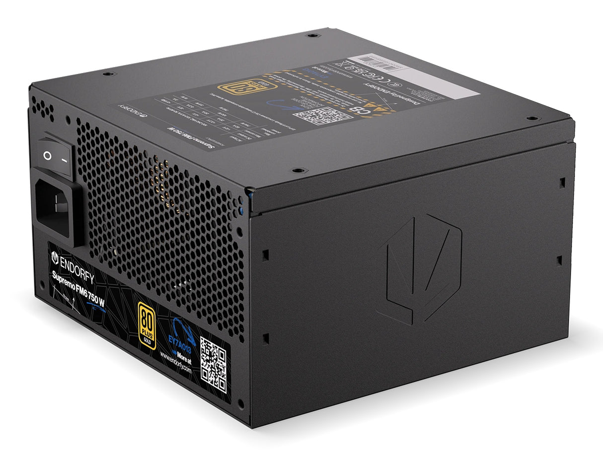 ENDORFY Supremo FM6 750 W enhed til strømforsyning 24-pin ATX ATX Sort