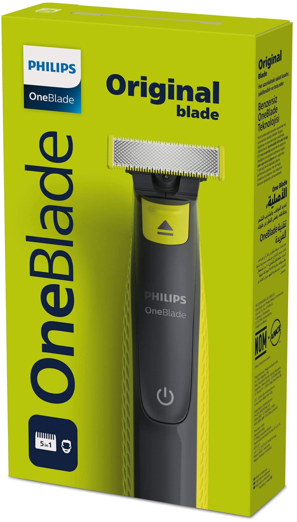 Philips OneBlade QP2724 Barbermaskine Grå Grøn