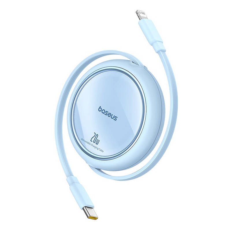 USB-kabel Baseus Free2Pull USB-C til iP 20W 1m (blå)