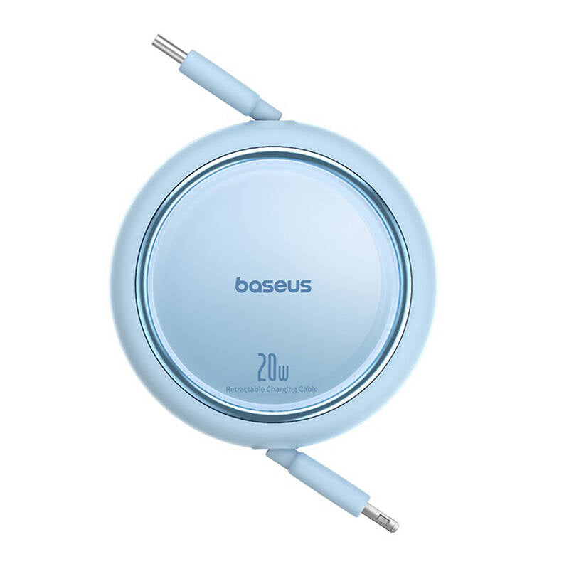 USB-kabel Baseus Free2Pull USB-C til iP 20W 1m (blå)