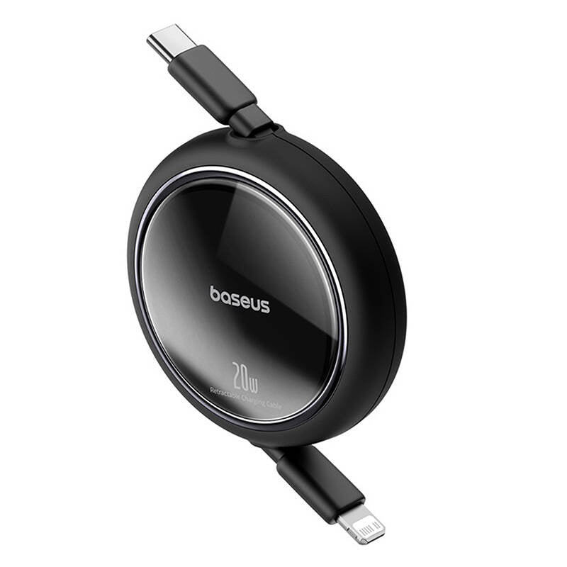 USB-kabel Baseus Free2Pull USB-C til iP 20W 1m (sort)