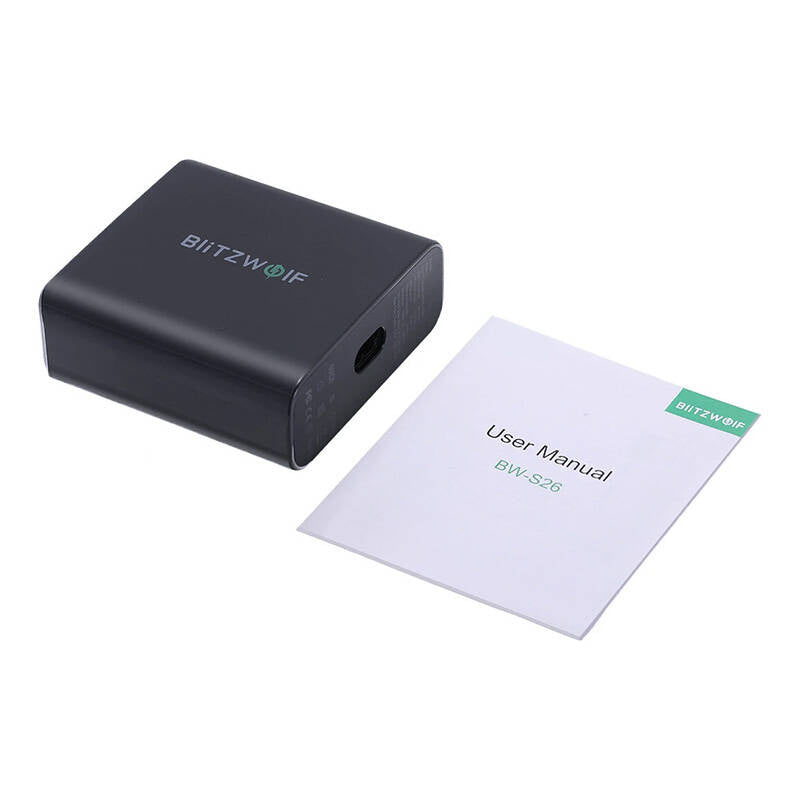 Vægoplader Blitzwolf BW-S26 250W (sort)