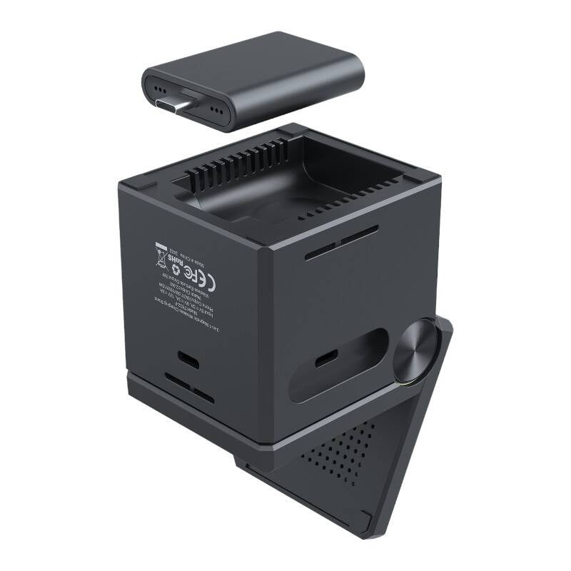 Choetech T632-F 3-i-1 15W induktiv oplader (sort)