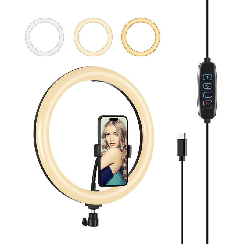 Ring lys med telefon holder PULUZ