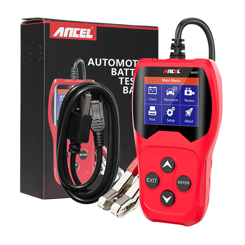 Batteriprøver Ancel BA201 8-16V DC