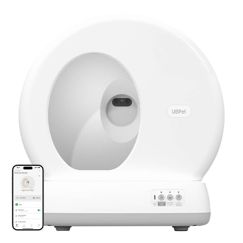 Intelligent selvrensende kattebakke med kamera UBPet C10 Pro